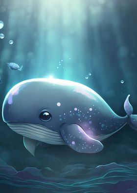 baby whale cute