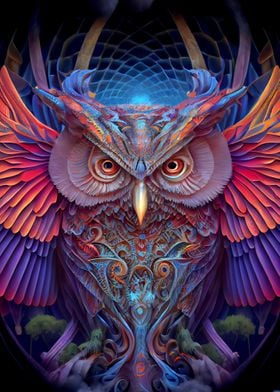 abstract owl