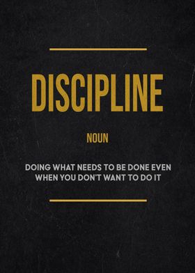 discipline definitional