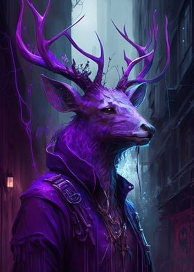 Deer Cyberpunk