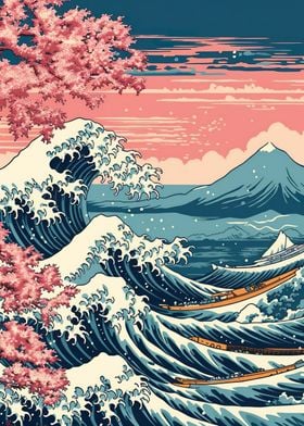 Japan Great Wave Boats