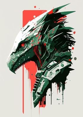 Abstract Cyber Raptor