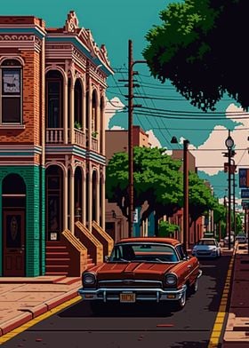 Brownsville Pixel art