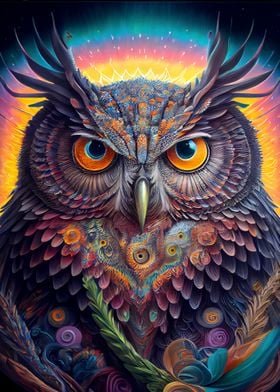 abstract owl