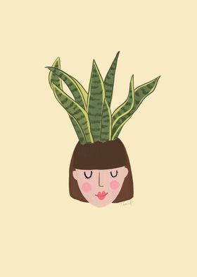 Snake Plant Lady