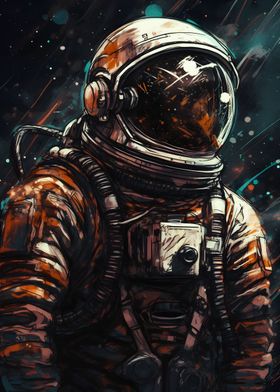 Abstract astronaut 2