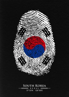 south korea finger flagart