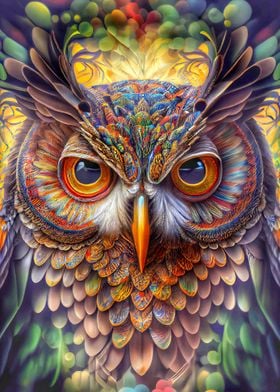 abstract owl