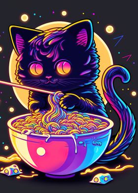 cat ramen japan