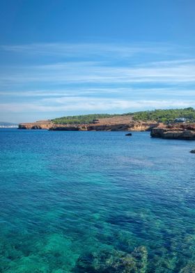 Ibiza coastal landscape