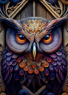 abstract owl