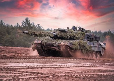 Leopard 2A6 tank