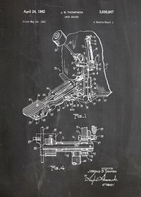 Drum beater patent 1962