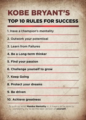 motivation rule to success