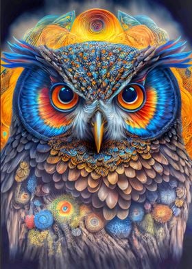 abstract owl