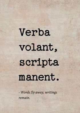 Latin Quote Writings