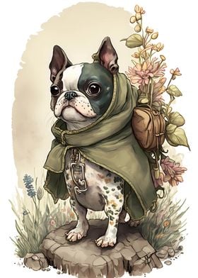 Boston Terrier Dog Cute