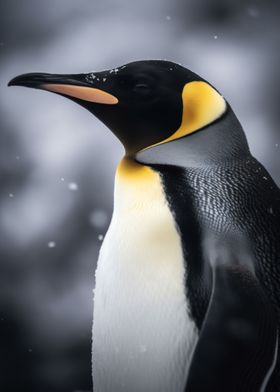 Peaceful Emperor Penguin