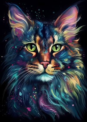 Maine Coon Cat Fanciful