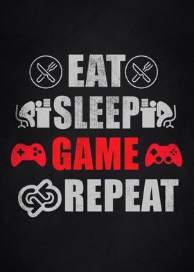 eat sleep game repeat