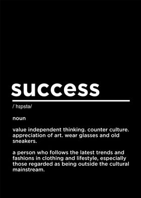 success definition textart