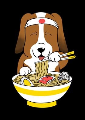 Basset Hound Ramen 