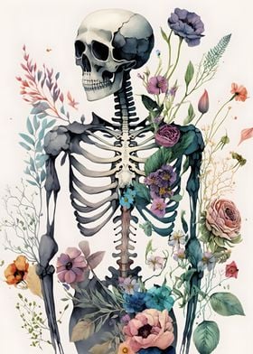 Floral Skeleton 1