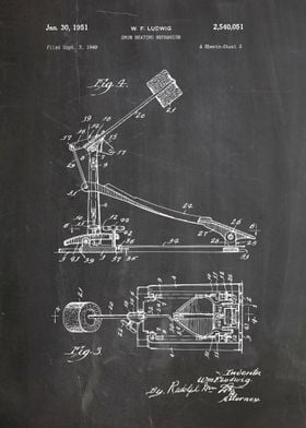 Drum beating patent 1951