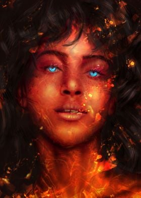 A Fiery Portrait