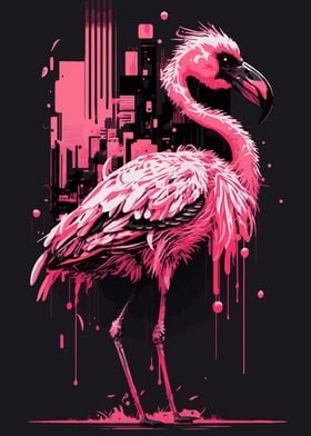 Flamingo Cyber Animal