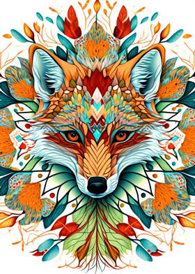 Colorful Fox