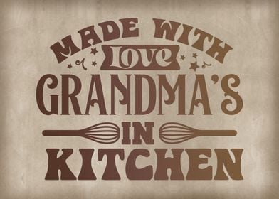 Grandma is in kitchen