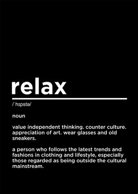 relax  funny definition