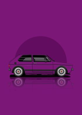 Art Volkswagen Golf Mk1