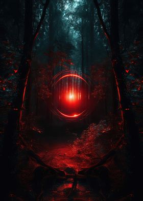 Red Circle Forest 1