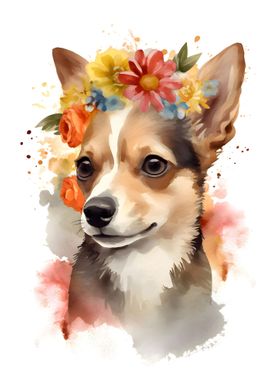 Floral Baby Dog