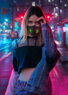 Sexy Girl With Mask