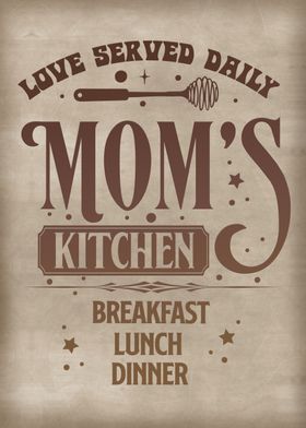 Mom kitchen breakfast