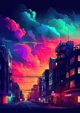 Dreamy City Painting