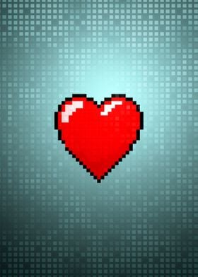 Pixel heart