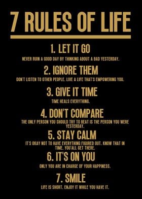 7 Rules of Life