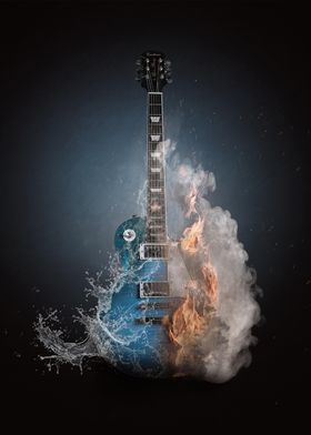 guitar water and fire