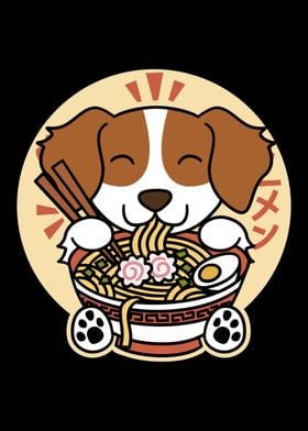 Brittany Spaniel Ramen 