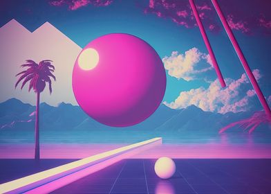 A Vaporwave 80s Tribute