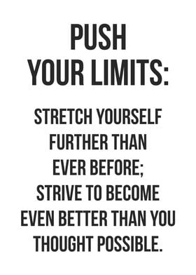 Push Your Limits