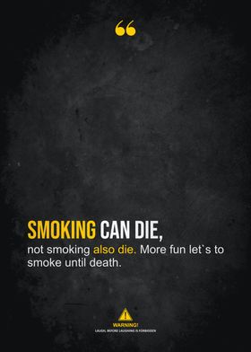 smoking can die