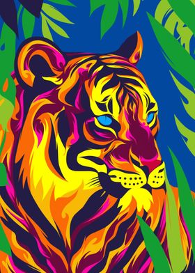 animal tiger art