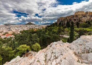 Panorama of Athens, travel