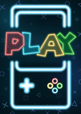 Play Video Game Neon Sign