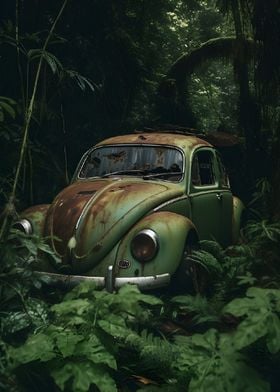 Old rusty beetle